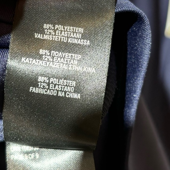 Ted Baker Color Block Navy and White Dress 2 - Picture 5 of 6